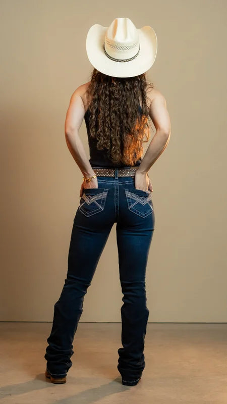 CALÇA JEANS FEMININA TEXAS FARM - BLUE RANCH - PDF054 - JEANS