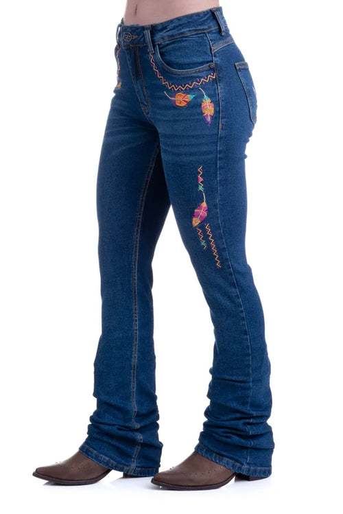 CALÇA JEANS FEMININA TEXAS FARM - VITALITY - PDF046 - JEANS