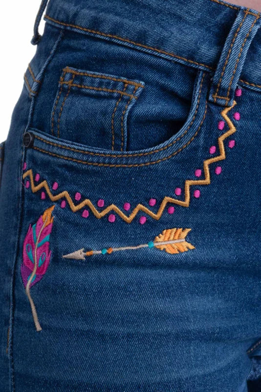 CALÇA JEANS FEMININA TEXAS FARM - VITALITY - PDF046 - JEANS