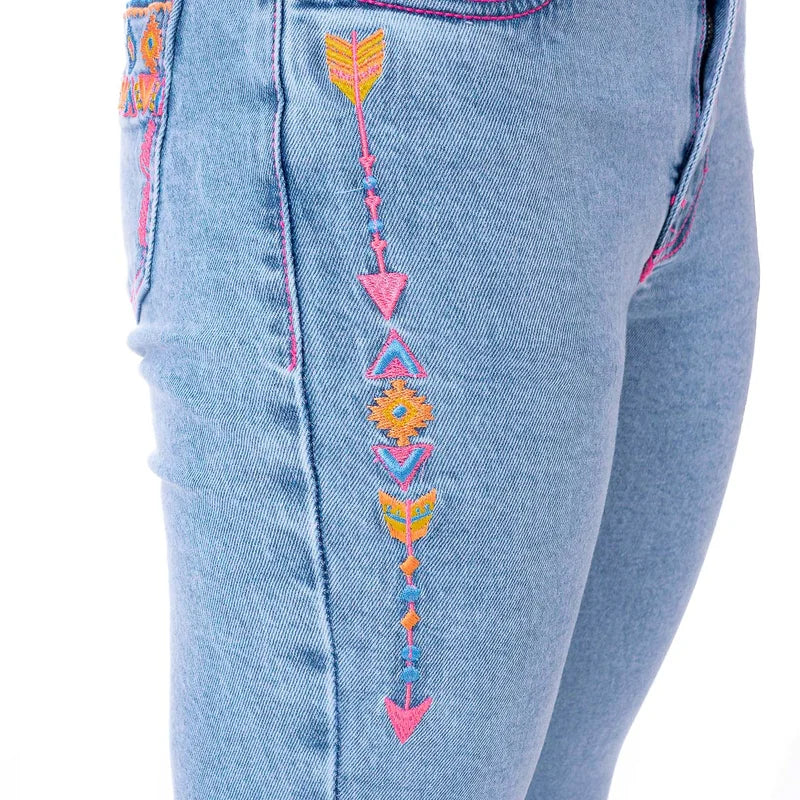 CALÇA JEANS FEMININA TEXAS FARM - INTUITION - PDF037 - JEANS