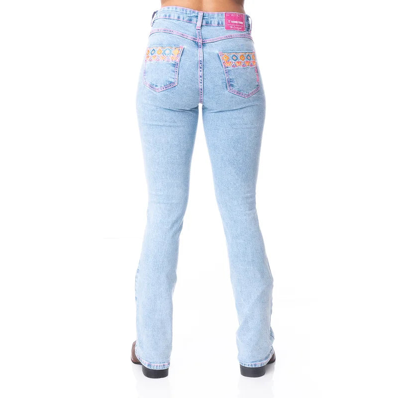 CALÇA JEANS FEMININA TEXAS FARM - INTUITION - PDF037 - JEANS
