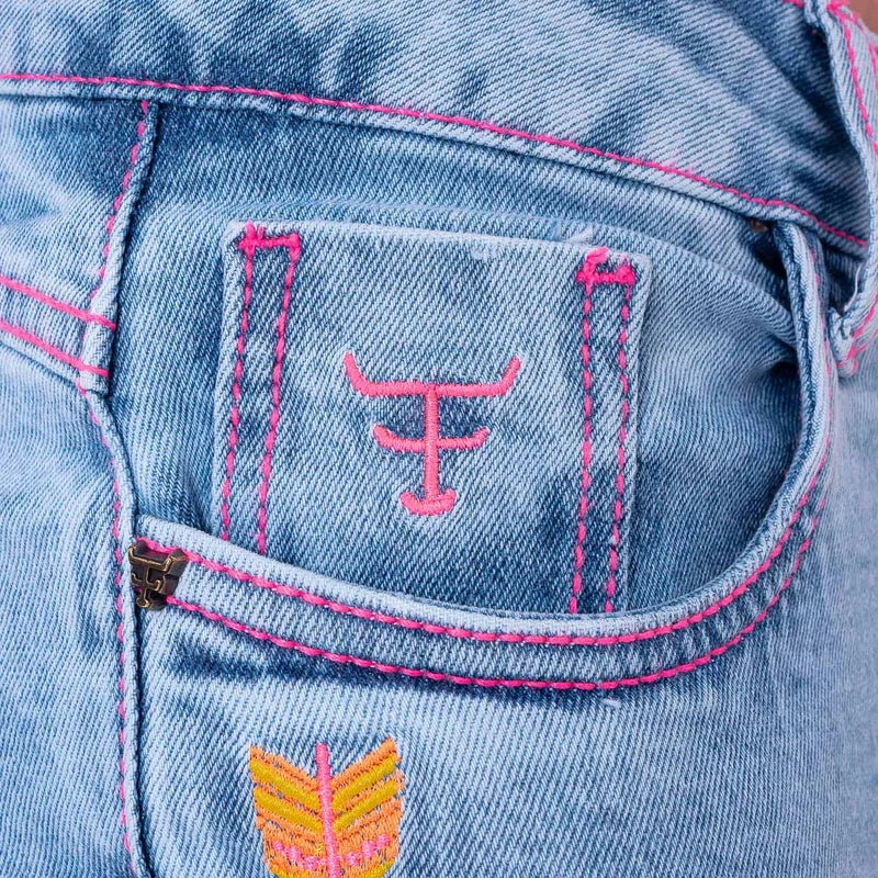 CALÇA JEANS FEMININA TEXAS FARM - INTUITION - PDF037 - JEANS