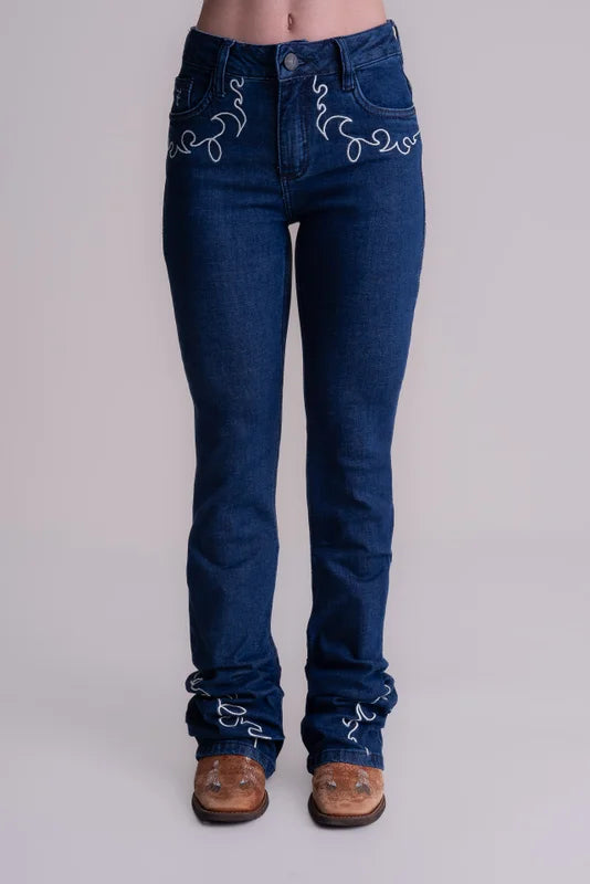 CALÇA JEANS FEMININA TEXAS FARM - STRING - PDF053 - JEANS