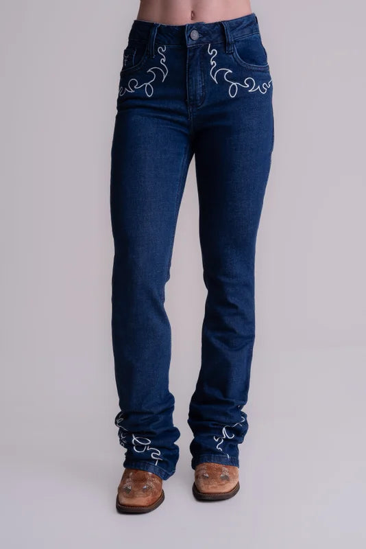 CALÇA JEANS FEMININA TEXAS FARM - STRING - PDF053 - JEANS