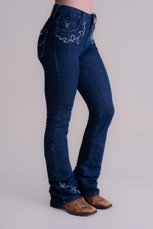 CALÇA JEANS FEMININA TEXAS FARM - STRING - PDF053 - JEANS