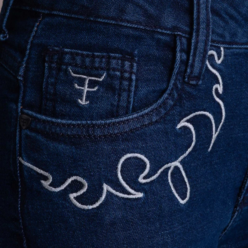 CALÇA JEANS FEMININA TEXAS FARM - STRING - PDF053 - JEANS