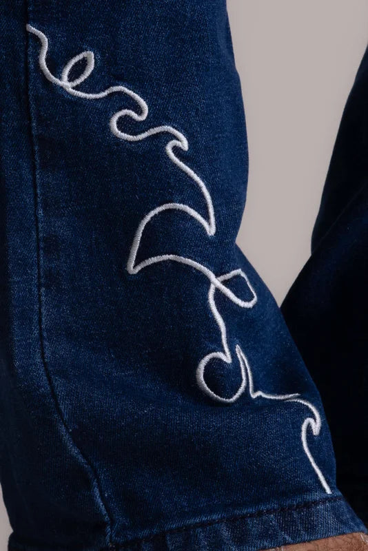 CALÇA JEANS FEMININA TEXAS FARM - STRING - PDF053 - JEANS