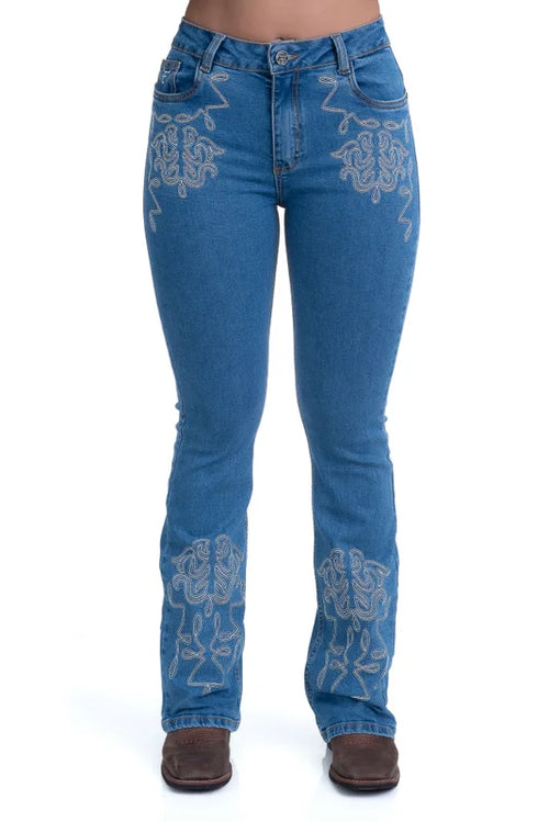 CALÇA JEANS FEMININA TEXAS FARM - TEXAN LINE - PDF043 - JEANS
