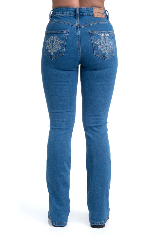CALÇA JEANS FEMININA TEXAS FARM - TEXAN LINE - PDF043 - JEANS