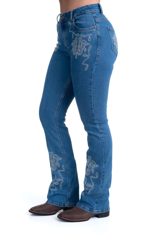CALÇA JEANS FEMININA TEXAS FARM - TEXAN LINE - PDF043 - JEANS