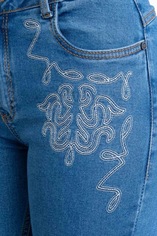 CALÇA JEANS FEMININA TEXAS FARM - TEXAN LINE - PDF043 - JEANS