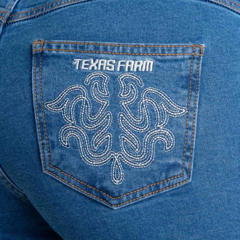 CALÇA JEANS FEMININA TEXAS FARM - TEXAN LINE - PDF043 - JEANS