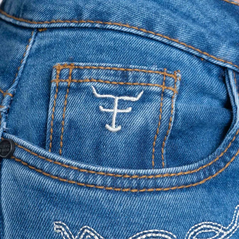 CALÇA JEANS FEMININA TEXAS FARM - TEXAN LINE - PDF043 - JEANS