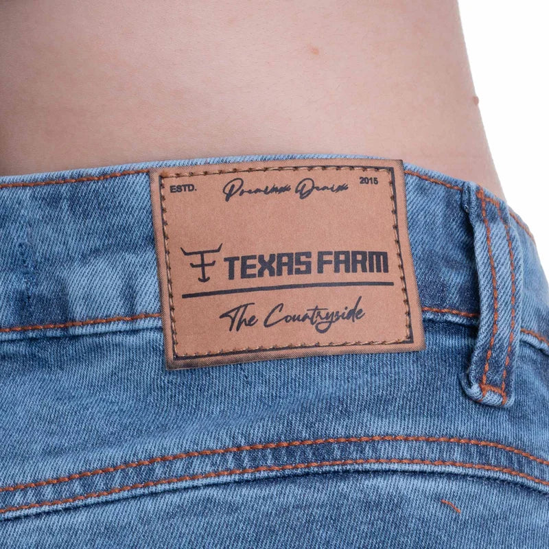 CALÇA JEANS FEMININA TEXAS FARM - VITALITY UMBER - PDF047 - JEANS