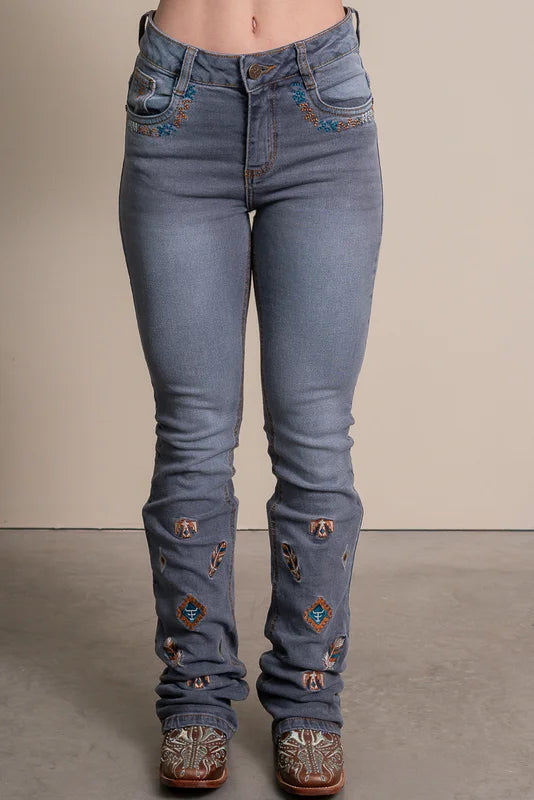 CALÇA JEANS FEMININA TEXAS FARM - FREE SOUL - PDF056 - JEANS