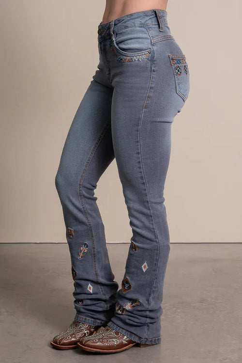 CALÇA JEANS FEMININA TEXAS FARM - FREE SOUL - PDF056 - JEANS