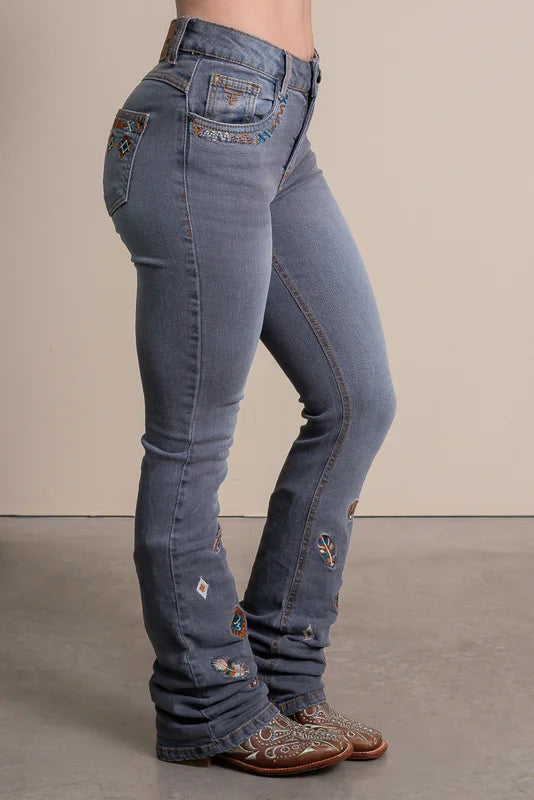 CALÇA JEANS FEMININA TEXAS FARM - FREE SOUL - PDF056 - JEANS