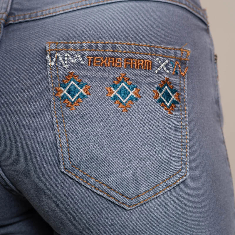 CALÇA JEANS FEMININA TEXAS FARM - FREE SOUL - PDF056 - JEANS