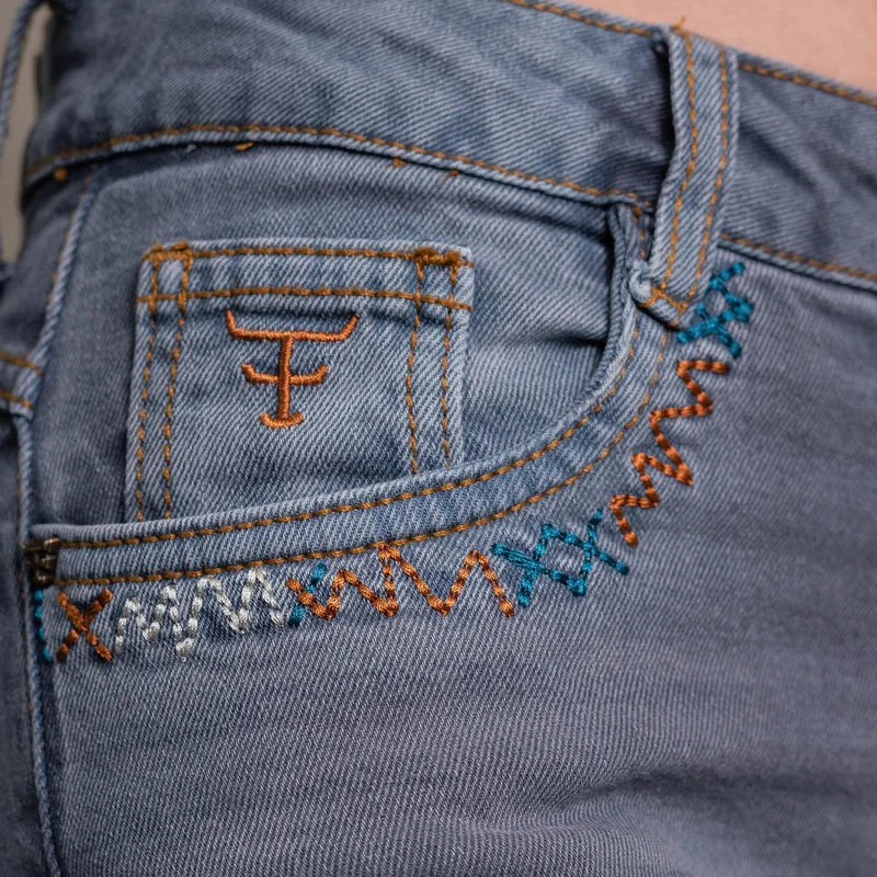 CALÇA JEANS FEMININA TEXAS FARM - FREE SOUL - PDF056 - JEANS
