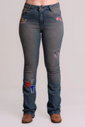 CALÇA JEANS FEMININA TEXAS FARM - HERITAGE - PDF049 - JEANS
