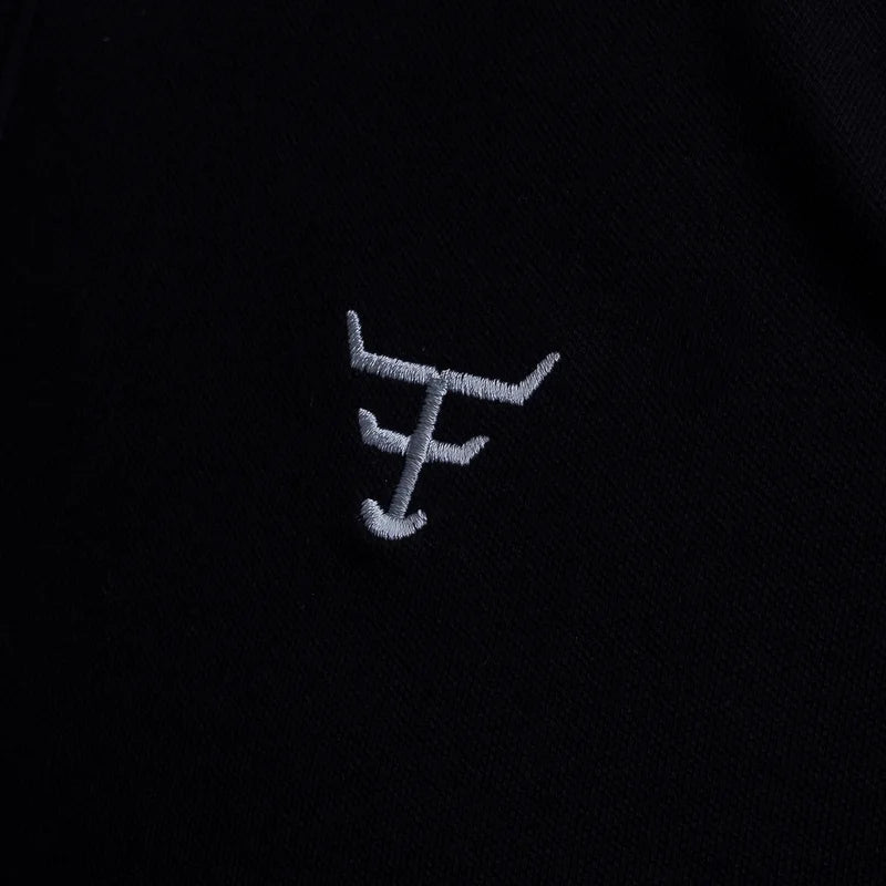 CAMISA POLO MASCULINA TEXAS FARM - NEW STYLE - CPM016 - PRETO