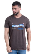 CAMISETA MASCULINA TEXAS FARM - CM347 - DO PP AO GG - PRETO