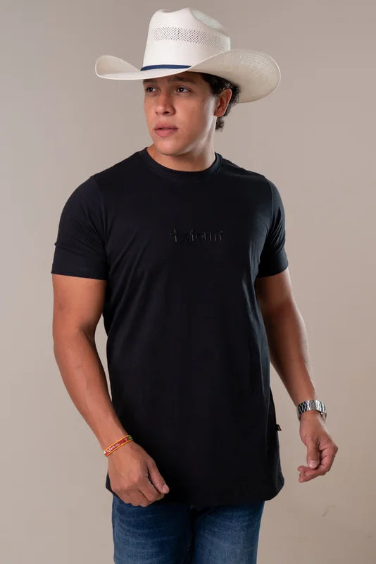 CAMISETA MASCULINA TEXAS FARM - CM617 - PRETO