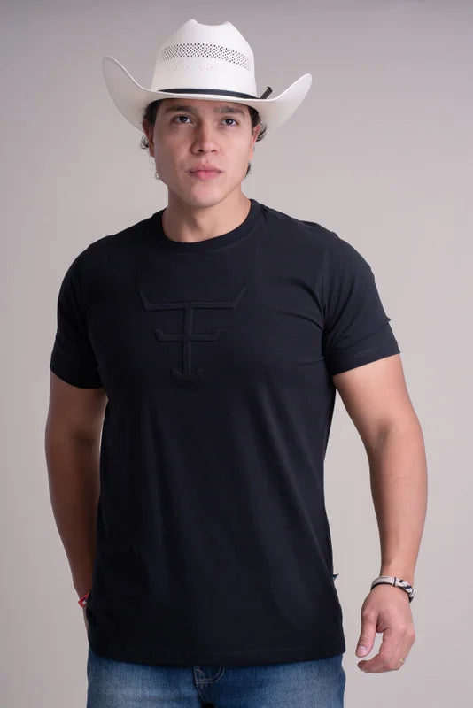 CAMISETA MASCULINA TEXAS FARM - CM442 - PRETO