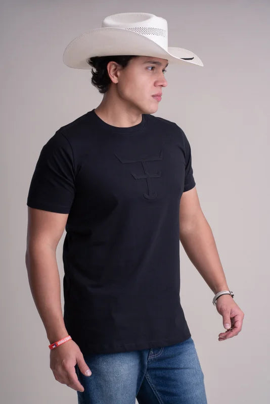 CAMISETA MASCULINA TEXAS FARM - CM442 - PRETO