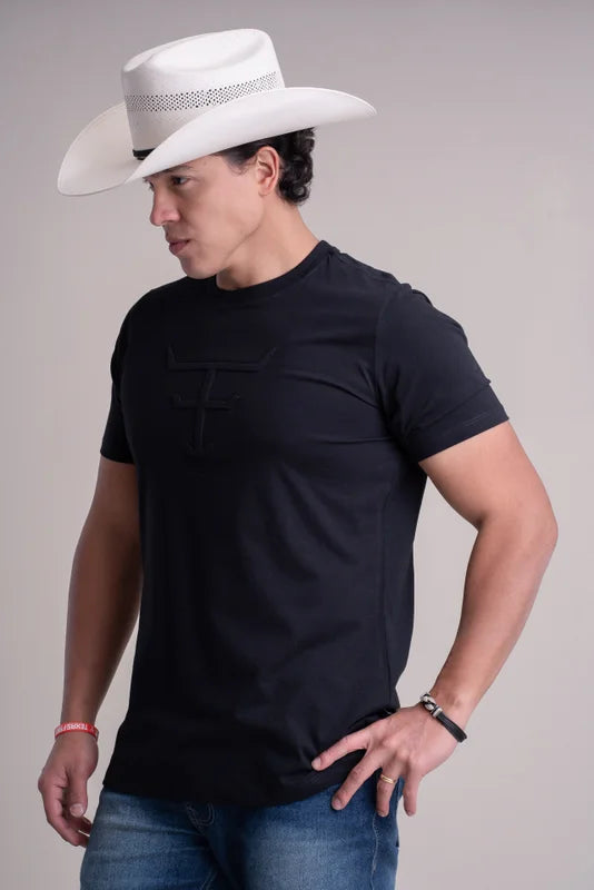 CAMISETA MASCULINA TEXAS FARM - CM442 - PRETO