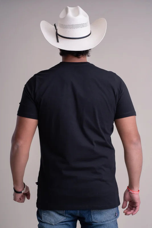 CAMISETA MASCULINA TEXAS FARM - CM442 - PRETO