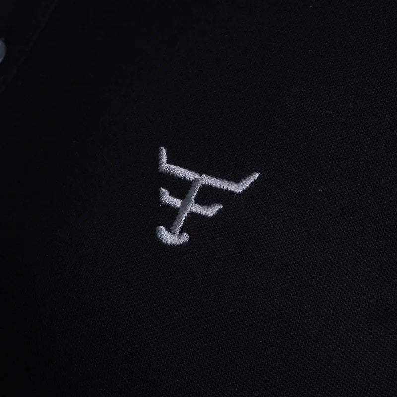 CAMISA POLO FEMININA TEXAS FARM - NEW STYLE - CPF011 - PRETO