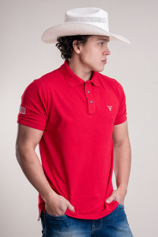 CAMISA POLO MASCULINA TEXAS FARM - NEW STYLE - CPM016 - PRETO